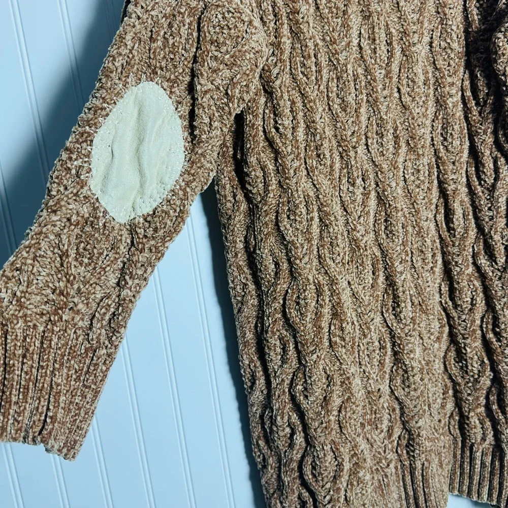 POL Tan Brown Open Cardigan Sweater Size Medium - Picture 9 of 12